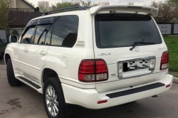 6 649 р. Спойлер со стоп сигналом CUSTOM Lexus LX470 J100 дорестайлинг (1998-2002) (Неокрашенный)  с доставкой в г. Новочеркасск. Увеличить фотографию 2