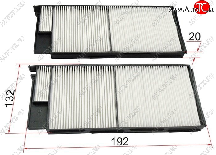 319 р. Фильтр салона SAT (комплект)  Lexus LX470  J100 (1998-2002), Toyota Land Cruiser  100 (1998-2007)  с доставкой в г. Новочеркасск