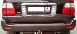 7 599 р. Фаркоп Лидер Плюс (до 1200 кг)  Lexus LX470  J100 (1998-2002), Toyota Land Cruiser  100 (1998-2007) (Без электропакета)  с доставкой в г. Новочеркасск. Увеличить фотографию 2