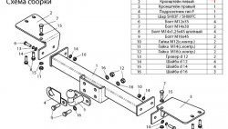 7 599 р. Фаркоп Лидер Плюс (до 1200 кг)  Lexus LX470  J100 (1998-2002), Toyota Land Cruiser  100 (1998-2007) (Без электропакета)  с доставкой в г. Новочеркасск. Увеличить фотографию 4