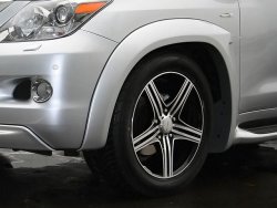 17 499 р. Накладки на колёсные арки GOLDMAN DAMD  Lexus LX570  J200 (2007-2012) дорестайлинг (Неокрашенные)  с доставкой в г. Новочеркасск. Увеличить фотографию 4