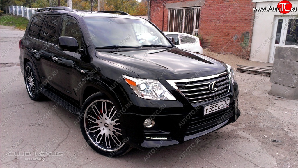 15 349 р. Накладки на колёсные арки JAOS Lexus LX570 J200 дорестайлинг (2007-2012) (Неокрашенные)  с доставкой в г. Новочеркасск