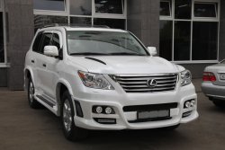 15 349 р. Накладки на колёсные арки WALD BLACK BISON Lexus LX570 J200 дорестайлинг (2007-2012) (Неокрашенные)  с доставкой в г. Новочеркасск. Увеличить фотографию 5