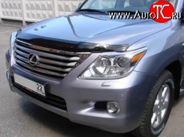 3 169 р. Дефлектор капота NovLine Lexus LX570 J200 дорестайлинг (2007-2012)  с доставкой в г. Новочеркасск