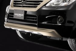 11 949 р. Накладка на передний бампер Goldman Lexus LX570 J200 дорестайлинг (2007-2012) (Неокрашенная)  с доставкой в г. Новочеркасск. Увеличить фотографию 4