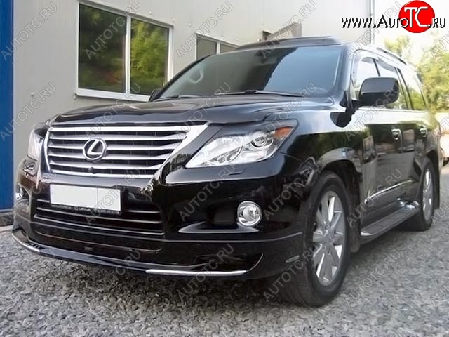 15 349 р. Накладка на передний бампер LX MODE Lexus LX570 J200 дорестайлинг (2007-2012) (Неокрашенная)  с доставкой в г. Новочеркасск