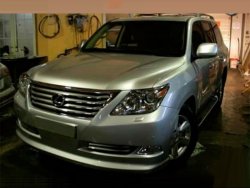 26 249 р. Передний бампер ELFORD Lexus LX570 J200 дорестайлинг (2007-2012) (Неокрашенный)  с доставкой в г. Новочеркасск. Увеличить фотографию 1