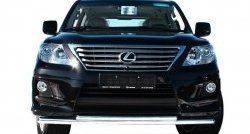 30 149 р. Двойная защита переднего бампера d 60х42 Sport Package Souz-96 Lexus LX570 J200 дорестайлинг (2007-2012)  с доставкой в г. Новочеркасск. Увеличить фотографию 2