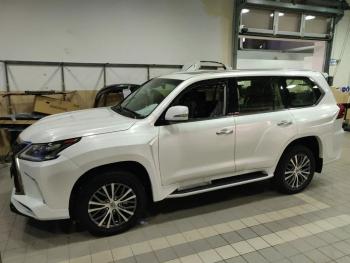 Комплект расширения арок и кузова HEMMES (+35 мм) Lexus LX570 J200 2-ой рестайлинг (2015-2022)  (неокрашенный)