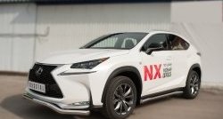 16 999 р. Защита переднего бампера (Ø63 мм волна, нержавейка, F-SPORT) Russtal Lexus NX200T Z10 (2014-2017)  с доставкой в г. Новочеркасск. Увеличить фотографию 4