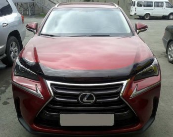 3 689 р. Дефлектор капота SIM Lexus NX200 Z10 дорестайлинг (2014-2017)  с доставкой в г. Новочеркасск. Увеличить фотографию 1