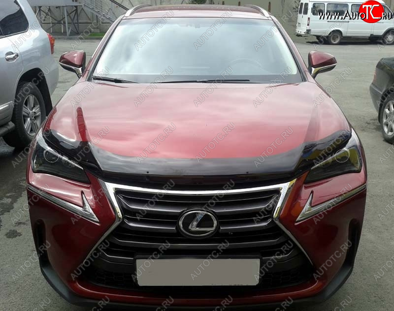 3 169 р. Дефлектор капота SIM  Lexus NX200  Z10 - NX300h  Z10  с доставкой в г. Новочеркасск