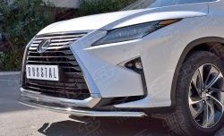 13 999 р. Защита переднего бампера (Ø42 мм, нержавейка) Russtal Lexus RX 200T AL20 дорестайлинг (2015-2017)  с доставкой в г. Новочеркасск. Увеличить фотографию 4