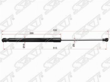 Правый упор капота SAT (газовый) Lexus RX350 AL10 дорестайлинг (2008-2012)