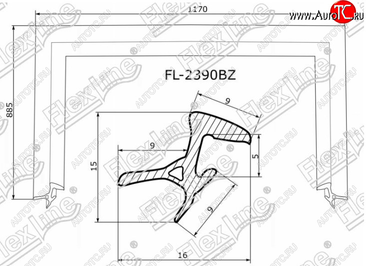 2 299 р. Молдинг лобового стекла FlexLine  Lexus RX300  XU30 (2003-2006), Lexus RX330  XU30 (2003-2006), Lexus RX400H  XU30 (2005-2009), Toyota Harrier  XU30 (2003-2013)  с доставкой в г. Новочеркасск