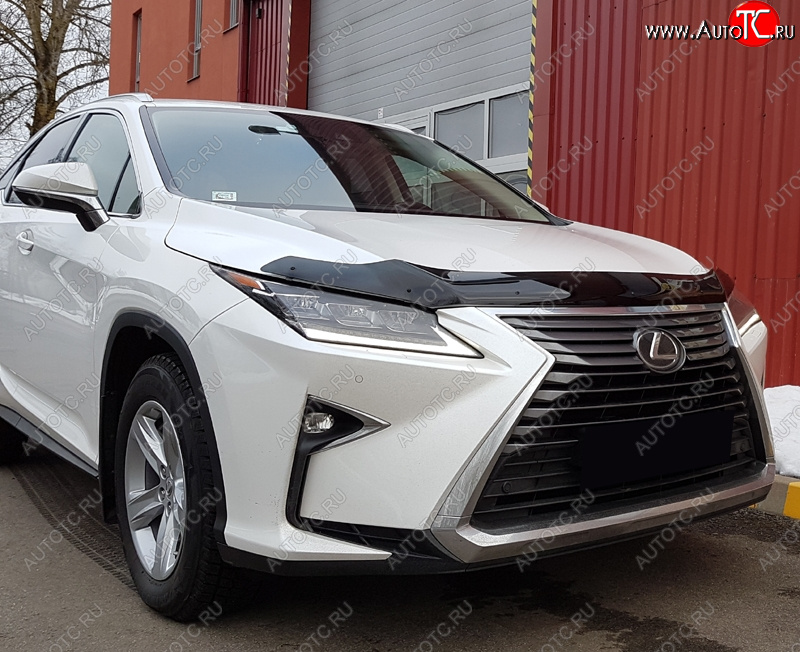 2 999 р. Дефлектор капота SIM  Lexus RX350  AL20 - RX350L  AL20  с доставкой в г. Новочеркасск