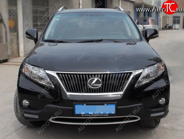 21 599 р. Накладка на передний бампер CT v2 v2 Lexus RX350 AL10 дорестайлинг (2008-2012) (Неокрашенная)  с доставкой в г. Новочеркасск