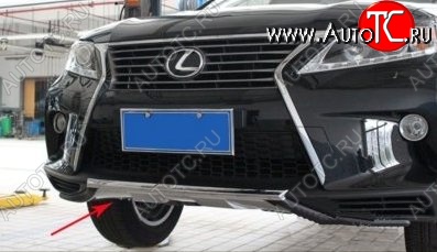 21 599 р. Накладка на передний бампер CT v4 v4 Lexus RX350 AL10 дорестайлинг (2008-2012) (Неокрашенная)  с доставкой в г. Новочеркасск