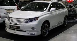 13 349 р. Накладка JAOS на передний бампер Lexus RX350 AL10 дорестайлинг (2008-2012) (Неокрашенная)  с доставкой в г. Новочеркасск. Увеличить фотографию 2