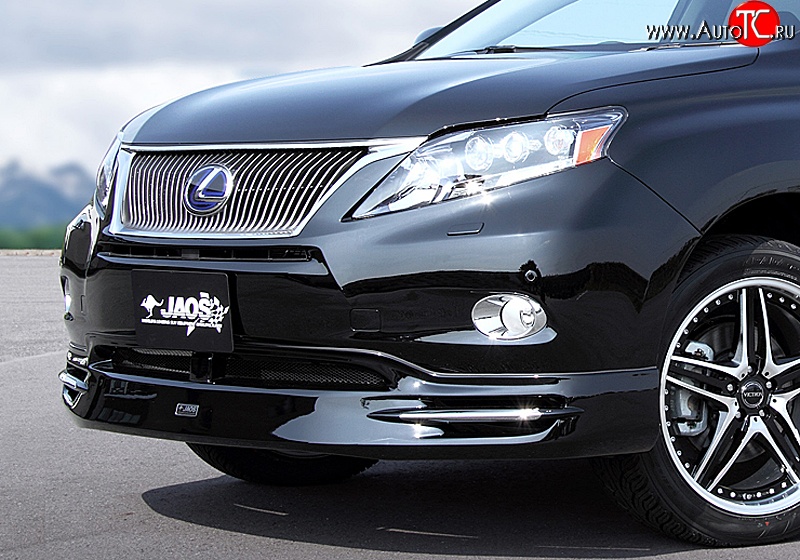 13 349 р. Накладка JAOS на передний бампер Lexus RX350 AL10 дорестайлинг (2008-2012) (Неокрашенная)  с доставкой в г. Новочеркасск