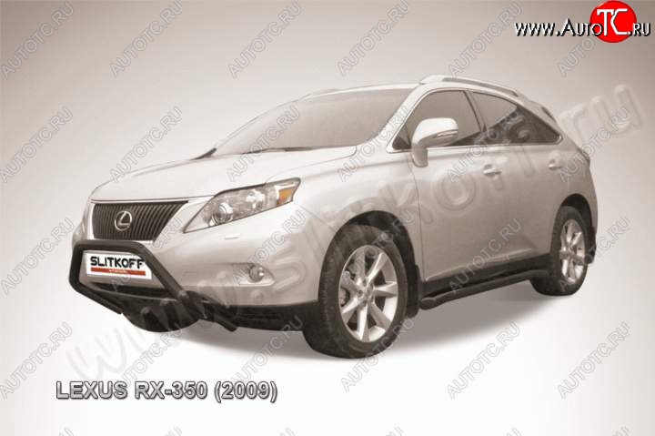 18 599 р. Кенгурятник d57 низкий мини  Lexus RX350  AL10 (2008-2012) дорестайлинг (Цвет: серебристый)  с доставкой в г. Новочеркасск