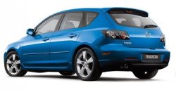 Пороги накладки SPORTEST Mazda 3/Axela BK дорестайлинг, хэтчбэк (2003-2006)