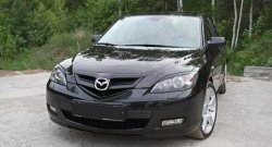 799 р. Реснички на фары RA V2  Mazda 3/Axela  BK (2003-2009) дорестайлинг, хэтчбэк, рестайлинг, хэтчбэк (Неокрашенные)  с доставкой в г. Новочеркасск. Увеличить фотографию 2