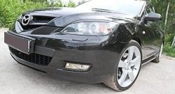 799 р. Реснички на фары RA V2  Mazda 3/Axela  BK (2003-2009) дорестайлинг, хэтчбэк, рестайлинг, хэтчбэк (Неокрашенные)  с доставкой в г. Новочеркасск. Увеличить фотографию 3