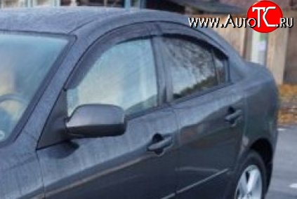 1 699 р. Комплект дефлекторов окон SkyLine  Mazda 3/Axela  BK (2003-2009) дорестайлинг седан, рестайлинг седан  с доставкой в г. Новочеркасск