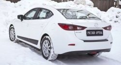 3 199 р. Молдинги RA  Mazda 3/Axela  BM (2013-2016) дорестайлинг седан (Поверхность глянец под окраску, Неокрашенные)  с доставкой в г. Новочеркасск. Увеличить фотографию 2