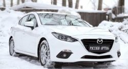 879 р. Реснички на фары RA  Mazda 3/Axela  BM (2013-2016) дорестайлинг седан (Неокрашенные)  с доставкой в г. Новочеркасск. Увеличить фотографию 6