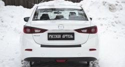 979 р. Реснички на фонари RA  Mazda 3/Axela  BM (2013-2016) дорестайлинг седан (Неокрашенные)  с доставкой в г. Новочеркасск. Увеличить фотографию 6