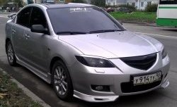 2 599 р. Клыки на передний бампер Style Mazda 3/Axela BK дорестайлинг седан (2003-2006) (Неокрашенные)  с доставкой в г. Новочеркасск. Увеличить фотографию 4