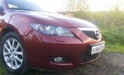 689 р. Реснички на фары Style (длинные) Mazda 3/Axela BK дорестайлинг седан (2003-2006) (Неокрашенные)  с доставкой в г. Новочеркасск. Увеличить фотографию 4