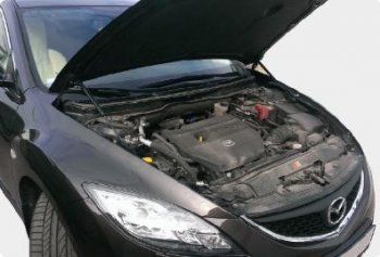 Упоры капота Russtal Mazda 6 GG лифтбэк рестайлинг (2005-2008)