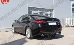 5 199 р. Лип спойлер Boomer Design Mazda 6 GJ 1-ый рестайлинг седан (2015-2018) (Неокрашенный)  с доставкой в г. Новочеркасск. Увеличить фотографию 3