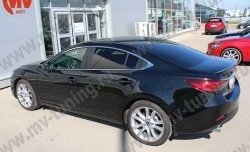 5 199 р. Лип спойлер Boomer Design  Mazda 6  GJ (2012-2018) дорестайлинг седан, 1-ый рестайлинг седан (Неокрашенный)  с доставкой в г. Новочеркасск. Увеличить фотографию 4