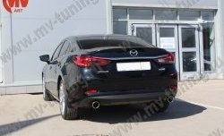 5 199 р. Лип спойлер Boomer Design Mazda 6 GJ 1-ый рестайлинг седан (2015-2018) (Неокрашенный)  с доставкой в г. Новочеркасск. Увеличить фотографию 5