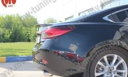 5 199 р. Лип спойлер Boomer Design  Mazda 6  GJ (2012-2018) дорестайлинг седан, 1-ый рестайлинг седан (Неокрашенный)  с доставкой в г. Новочеркасск. Увеличить фотографию 6