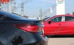 5 199 р. Лип спойлер Boomer Design  Mazda 6  GJ (2012-2018) дорестайлинг седан, 1-ый рестайлинг седан (Неокрашенный)  с доставкой в г. Новочеркасск. Увеличить фотографию 9