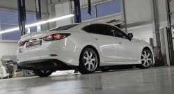 5 499 р. Накладки на задний бампер SkyActivSport  Mazda 6  GJ (2012-2015) дорестайлинг седан (Неокрашенная)  с доставкой в г. Новочеркасск. Увеличить фотографию 6