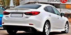 5 499 р. Накладки на задний бампер SkyActivSport  Mazda 6  GJ (2012-2015) дорестайлинг седан (Неокрашенная)  с доставкой в г. Новочеркасск. Увеличить фотографию 3