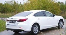 1 269 р. Накладка на задний бампер RA  Mazda 6  GJ (2012-2018) дорестайлинг седан, 1-ый рестайлинг седан  с доставкой в г. Новочеркасск. Увеличить фотографию 3