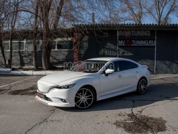 8 999 р. Решетка радиатора MV tuning Mazda 6 GJ 1 рестайлинг универсал (2015-2018) (Неокрашенная)  с доставкой в г. Новочеркасск. Увеличить фотографию 3