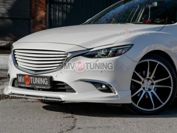 8 999 р. Решетка радиатора MV tuning Mazda 6 GJ 1 рестайлинг универсал (2015-2018) (Неокрашенная)  с доставкой в г. Новочеркасск. Увеличить фотографию 7