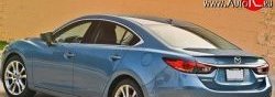 2 699 р. Лип спойлер M-VRS Mazda 6 GJ 1-ый рестайлинг седан (2015-2018) (Неокрашенный)  с доставкой в г. Новочеркасск. Увеличить фотографию 2