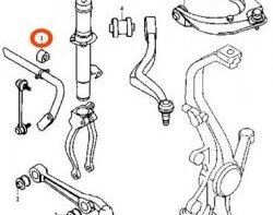 214 р. Полиуретановая втулка стабилизатора передней подвески Точка Опоры (24 мм) Mazda Atenza GG универсал дорестайлинг (2002-2005)  с доставкой в г. Новочеркасск. Увеличить фотографию 2