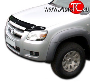 4 599 р. Дефлектор капота NovLine Mazda BT-50 (2006-2011)  с доставкой в г. Новочеркасск