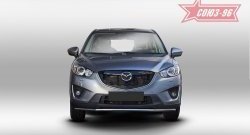 15 254 р. Одинарная защита переднего бампера (d42) Premium Souz-96 Mazda CX-5 KE рестайлинг (2015-2017)  с доставкой в г. Новочеркасск. Увеличить фотографию 2