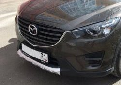 2 349 р. Накладка на передний бампер СТ v4 v4  Mazda CX-5  KE (2011-2014) дорестайлинг (Неокрашенная)  с доставкой в г. Новочеркасск. Увеличить фотографию 1